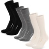 image:imageMerino Wool Socks for Men amp Women  36 Pack Wool Hiking Socks  Boot Style  Soft Itch Free Merino Wool Thick Socks Boot Socks Socks for Work AntiBlister Protection Moisture Wicking High SocksMulticolor Jet Black  Pearl Grey  Natural White