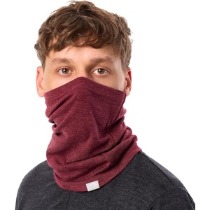 image:image100 Merino Wool Neck Gaiter  Unisex Windproof 175um Face Mask 250 GSM  Soft NonItchy Cold Weather Gear UV Protection UPF 50 MoistureWicking Hiking Multifunctional Headwear OdorResistantBurgundy