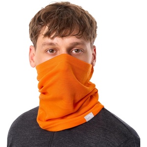 image:image100 Merino Wool Neck Gaiter  Unisex Windproof 175um Face Mask 250 GSM  Soft NonItchy Cold Weather Gear UV Protection UPF 50 MoistureWicking Hiking Multifunctional Headwear OdorResistantHunter Orange