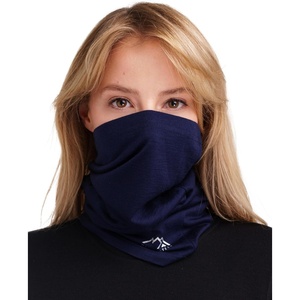 image:image100 Merino Wool Neck Gaiter 175um Face Mask Unisex Neck Warmer 12 Pack  Soft NonItchy Cooling Breathable 175um Wool UV Protection Hiking Neck Gator OdorResistant Multifunctional Headwear165 Navy Blue