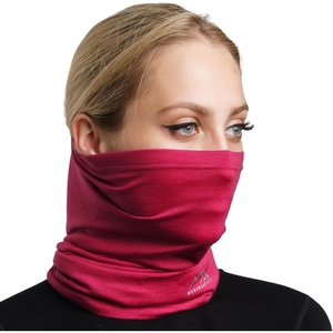 image:image100 Merino Wool Neck Gaiter 175um Face Mask Unisex Neck Warmer 12 Pack  Soft NonItchy Cooling Breathable 175um Wool UV Protection Hiking Neck Gator OdorResistant Multifunctional Headwear165 Lollipop Purple