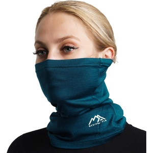 image:image100 Merino Wool Neck Gaiter 175um Face Mask Unisex Neck Warmer 12 Pack  Soft NonItchy Cooling Breathable 175um Wool UV Protection Hiking Neck Gator OdorResistant Multifunctional Headwear165 Deep Teal