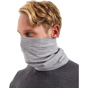 image:image100 Merino Wool Neck Gaiter 175um Face Mask Unisex Neck Warmer 12 Pack  Soft NonItchy Cooling Breathable 175um Wool UV Protection Hiking Neck Gator OdorResistant Multifunctional Headwear165 Heathered Grey