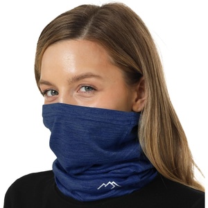 image:image100 Merino Wool Neck Gaiter 175um Face Mask Unisex Neck Warmer 12 Pack  Soft NonItchy Cooling Breathable 175um Wool UV Protection Hiking Neck Gator OdorResistant Multifunctional Headwear165 Windsor Blue