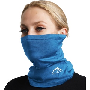 image:image100 Merino Wool Neck Gaiter 175um Face Mask Unisex Neck Warmer 12 Pack  Soft NonItchy Cooling Breathable 175um Wool UV Protection Hiking Neck Gator OdorResistant Multifunctional Headwear165 Deep Ocean