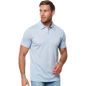 image:image100 Merino Wool Polo Shirt Men  Short amp Long Sleeve Shirt Base Later  Lightweight Breathable Merino Wool Naturally AntiOdor MoistureWicking Ideal for Active Travel Everyday Wear LayeringOxford Blue