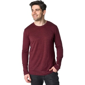 image:image100 Merino Wool Shirts for Men  Thermal Underwear Base Layer Long Sleeve  Lightweight Breathable Thermal Shirt Naturally OdorResistant MoistureWicking Ideal for Hiking Outdoor Everyday Wear190 Burgundy Wine