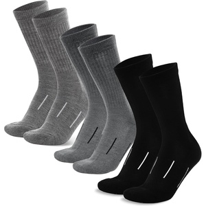 image:imageMerino Wool Socks for Men amp Women  36 Pack Wool Hiking Socks  Boot Style  Soft Itch Free Merino Wool Thick Socks Boot Socks Socks for Work AntiBlister Protection Moisture Wicking High SocksMulticolor Jet Black  Steel Grey  Pearl Grey