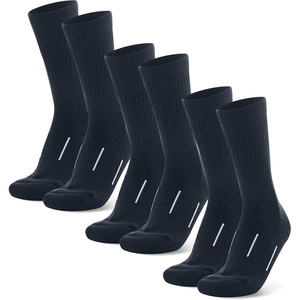 image:imageMerino Wool Socks for Men amp Women  36 Pack Wool Hiking Socks  Boot Style  Soft Itch Free Merino Wool Thick Socks Boot Socks Socks for Work AntiBlister Protection Moisture Wicking High SocksNavy Blue Pack of 3