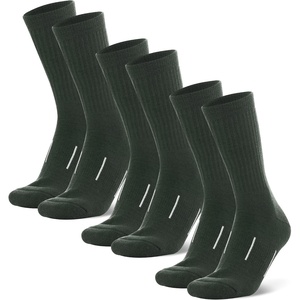 image:imageMerino Wool Socks for Men amp Women  36 Pack Wool Hiking Socks  Boot Style  Soft Itch Free Merino Wool Thick Socks Boot Socks Socks for Work AntiBlister Protection Moisture Wicking High SocksHunter Green Pack of 3