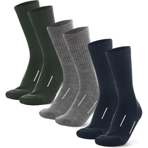 image:imageMerino Wool Socks for Men amp Women  36 Pack Wool Hiking Socks  Boot Style  Soft Itch Free Merino Wool Thick Socks Boot Socks Socks for Work AntiBlister Protection Moisture Wicking High SocksMulticolor Navy Blue  Pearl Grey  Hunter Green