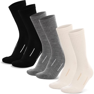 image:imageMerino Wool Socks for Men amp Women  36 Pack Wool Hiking Socks  Boot Style  Soft Itch Free Merino Wool Thick Socks Boot Socks Socks for Work AntiBlister Protection Moisture Wicking High SocksMulticolor Jet Black  Pearl Grey  Natural White